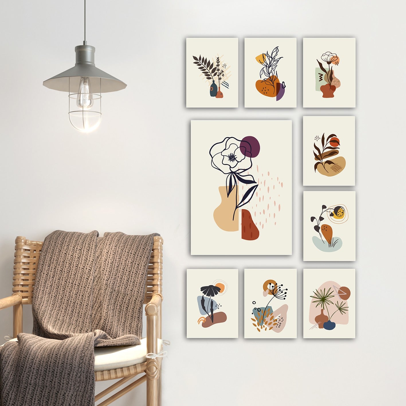 Ukrasna MDF slika (9 komada) 9MDF01YS