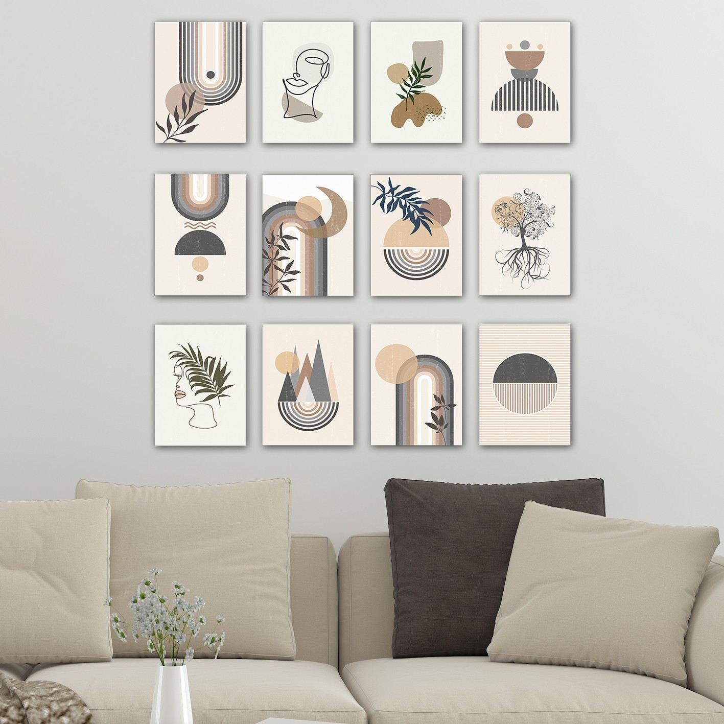 Ukrasna MDF slika (12 komada) 12MDF15YS