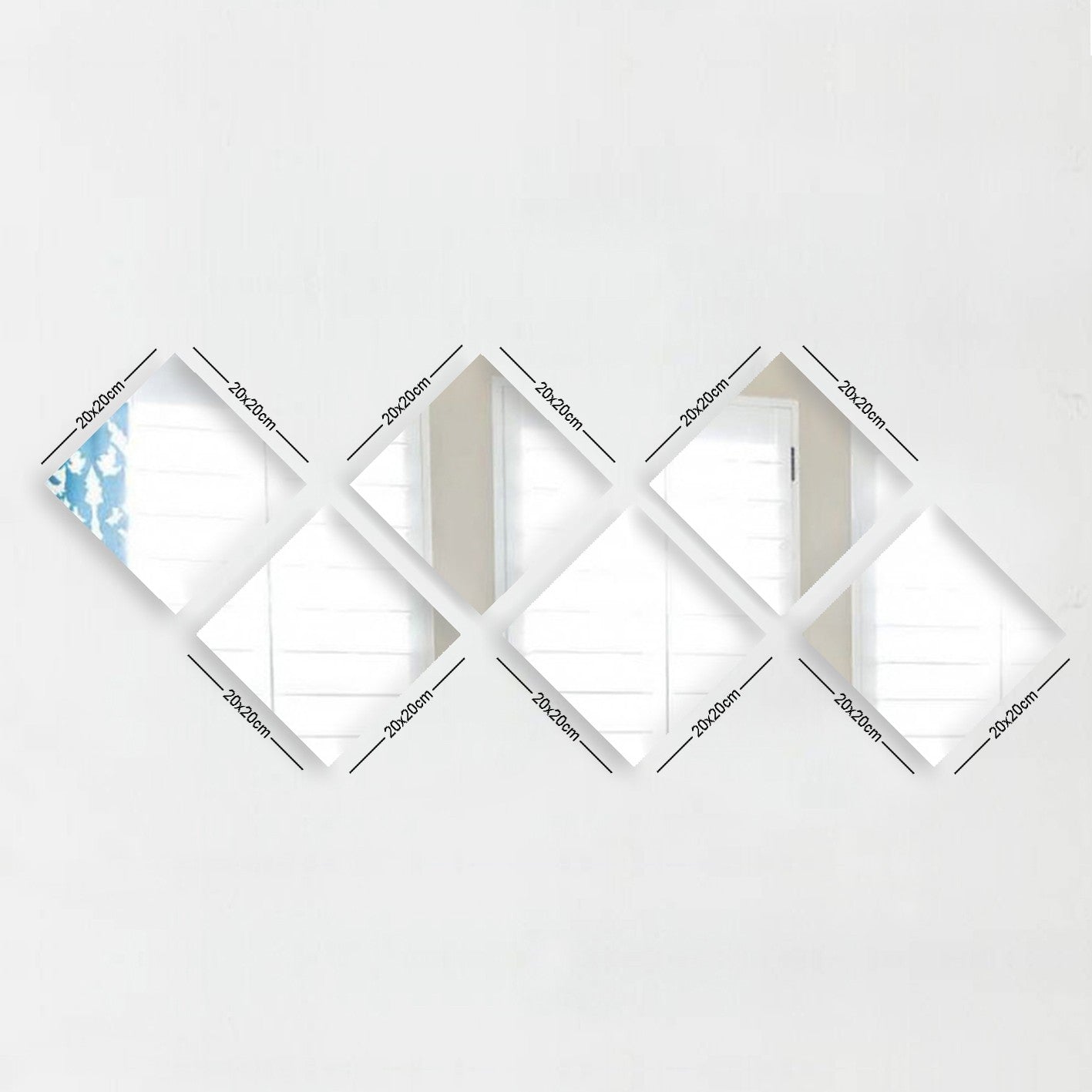 Set ogledala (6 komada), SETAYNA_001
