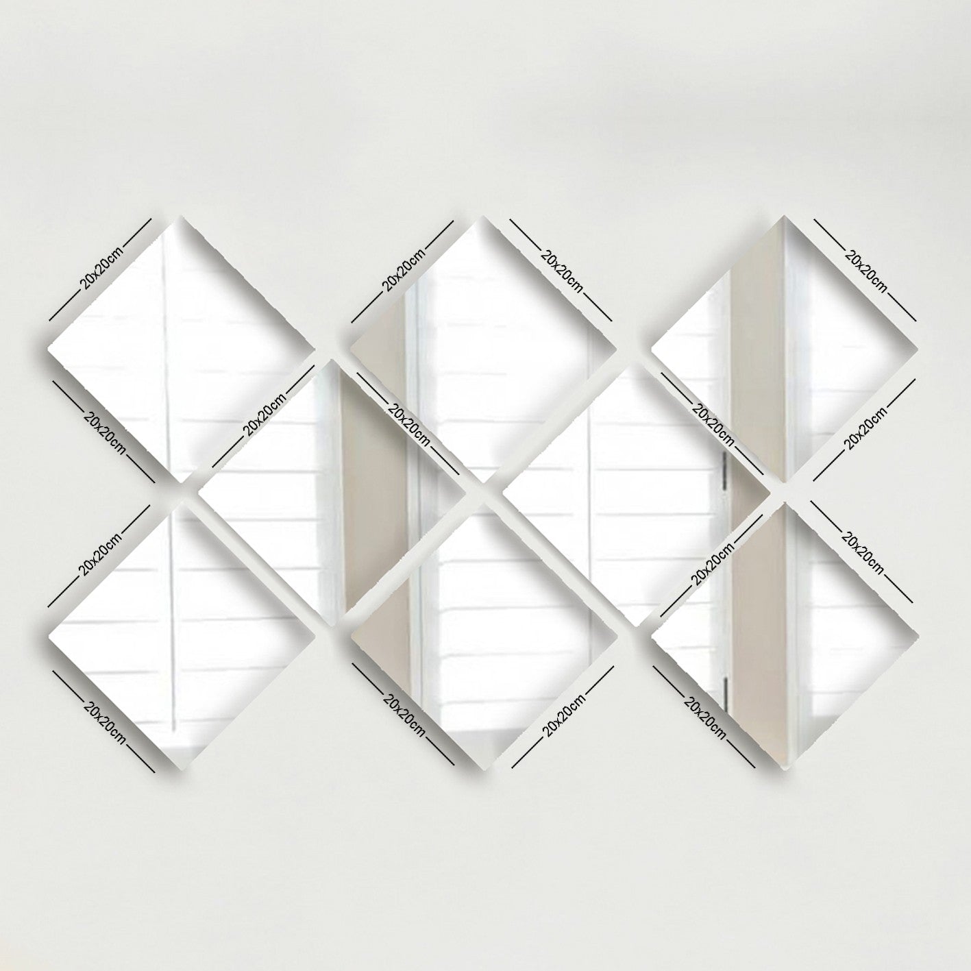 Set ogledala (8 komada), SETAYNA_006