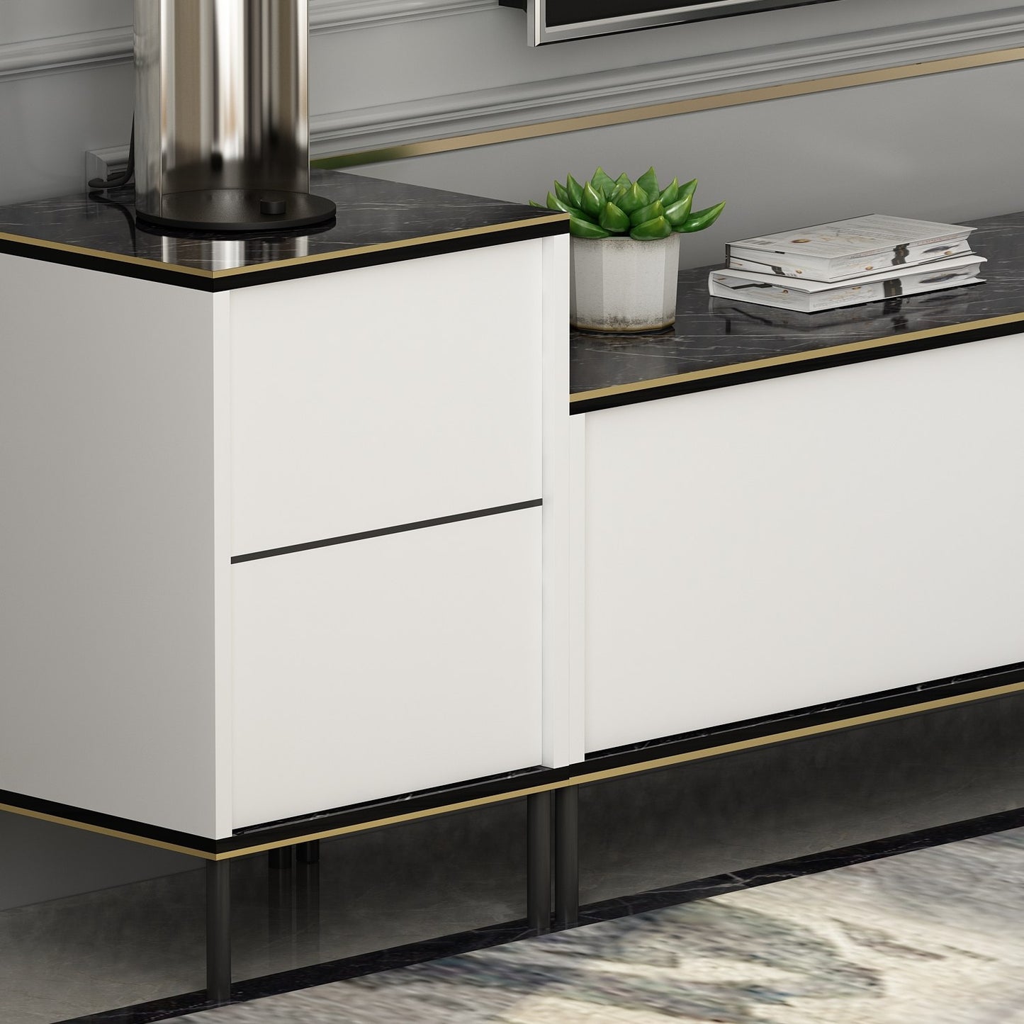 TV jedinica, Imaj - White, Marble