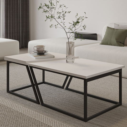 Set stolića za kavu 765, bijeli