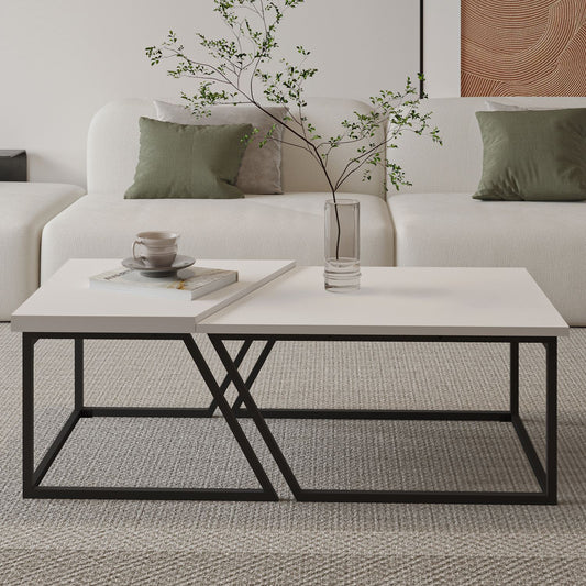 Set stolića za kavu 765, bijeli