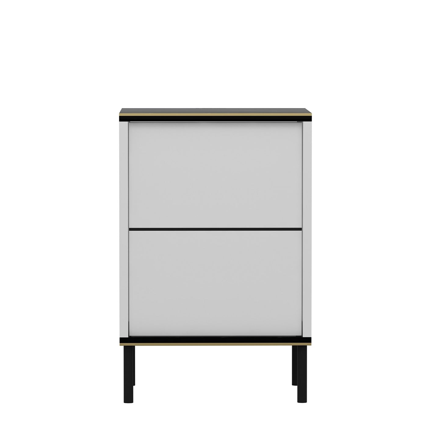 Noćni ormarić, Imaj - White, Marble