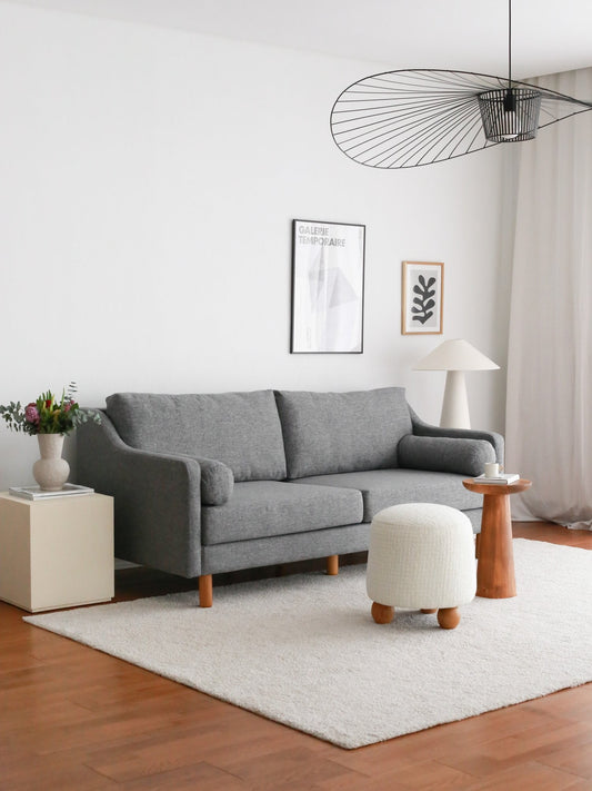 Trosjed Nordi 3 Seater Wood - sivi