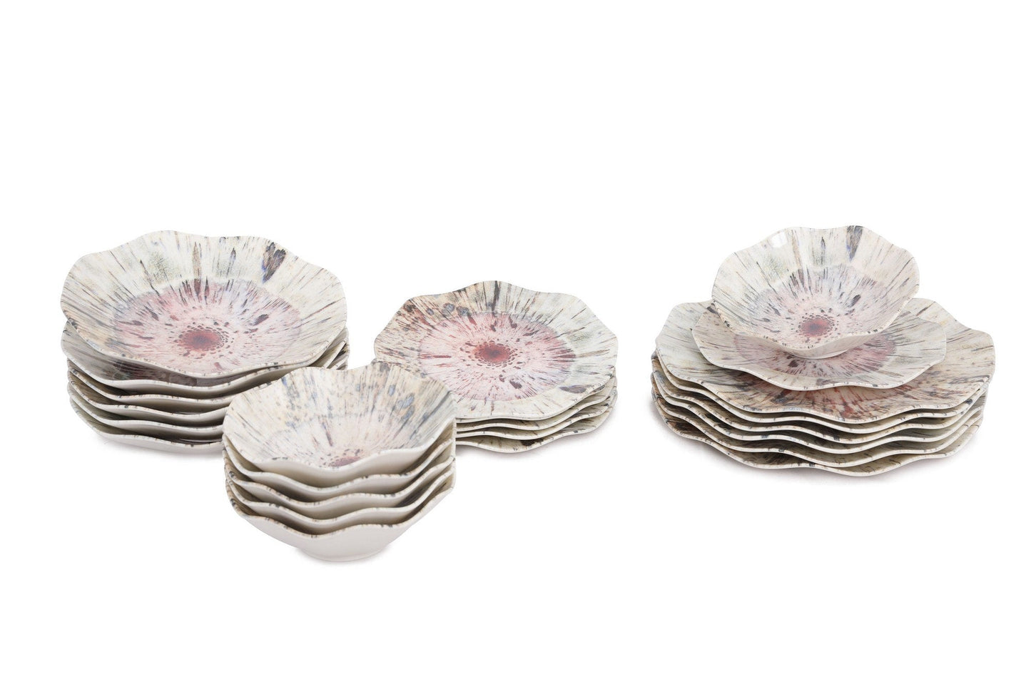 Porculanski set pribora za jelo NORA, 24 dijelni, GBSNES24Y41001159