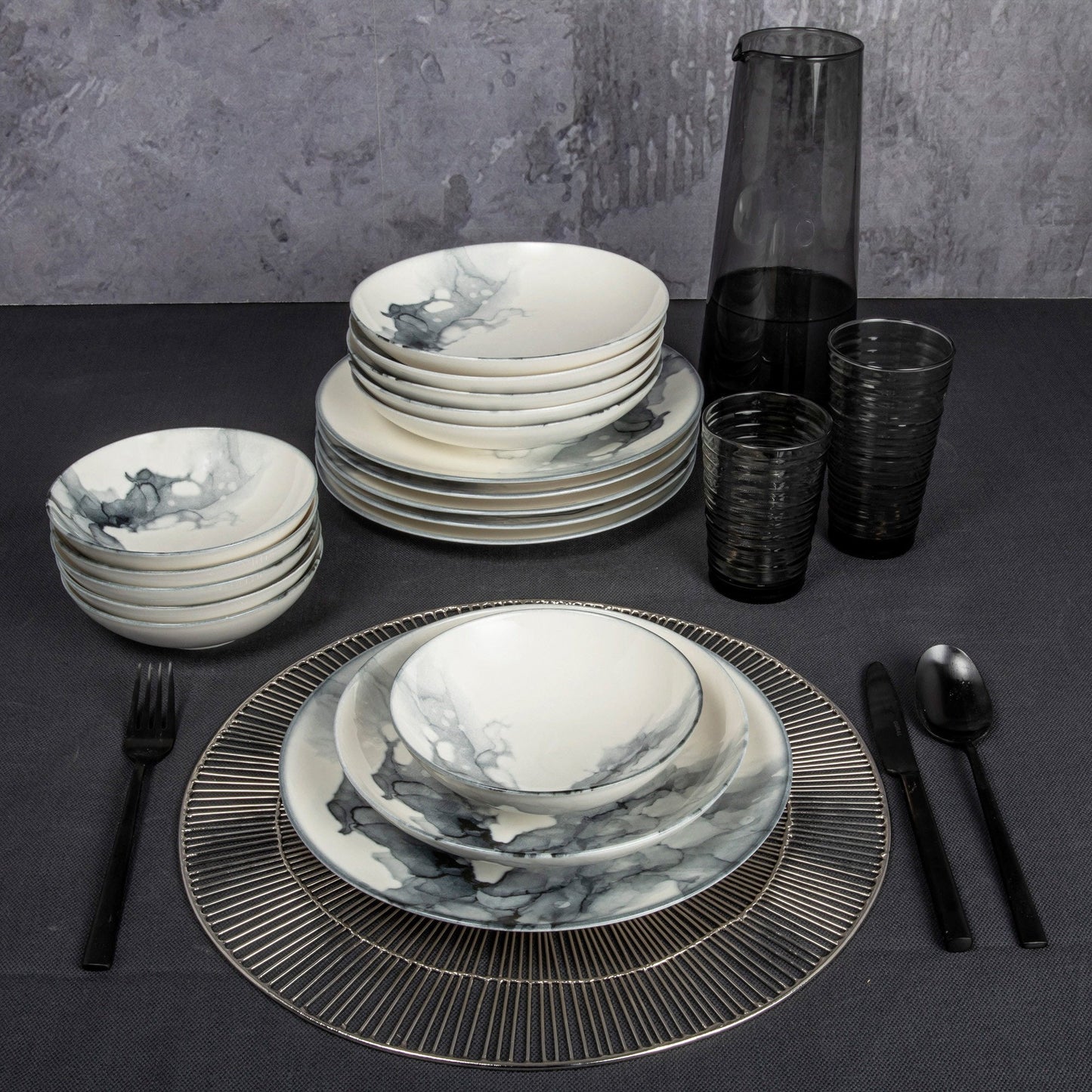 Set porculanskog posuđa 24 komada, GBSATN24Y4R1360