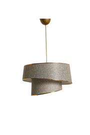 Vislica BARETTE bež, metal-platno, dimenzije 32 x 32 cm, visina sjenila 20 cm, ukupna visina 70 cm, E27 45-60 W, Barette - bež