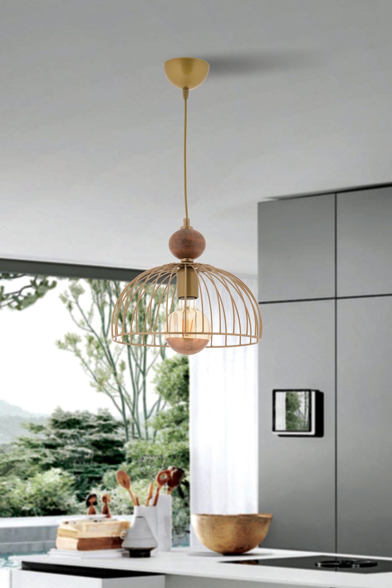 Luster Dorris Wood - zlato, prirodno