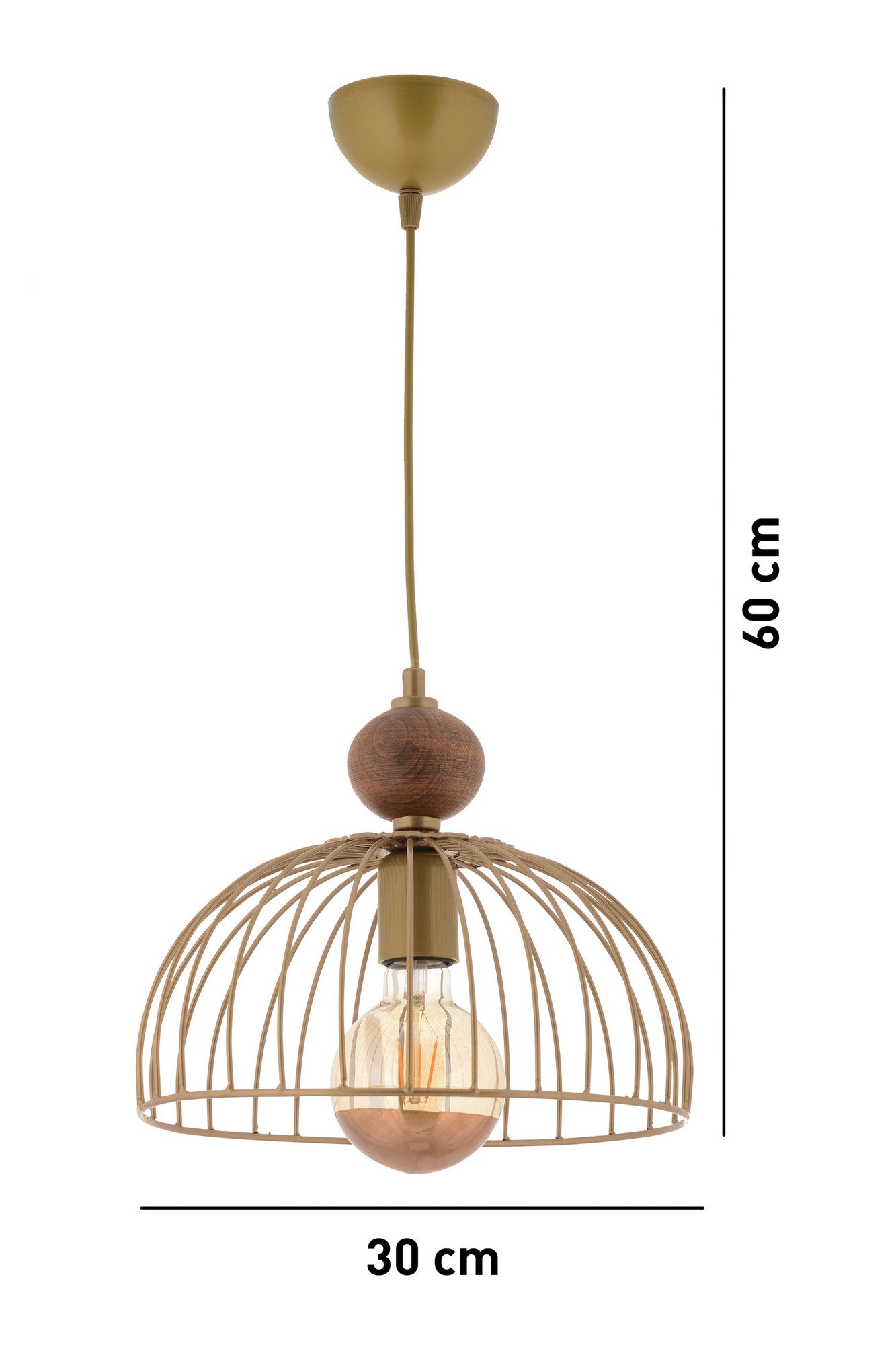 Luster Dorris Wood - zlato, prirodno