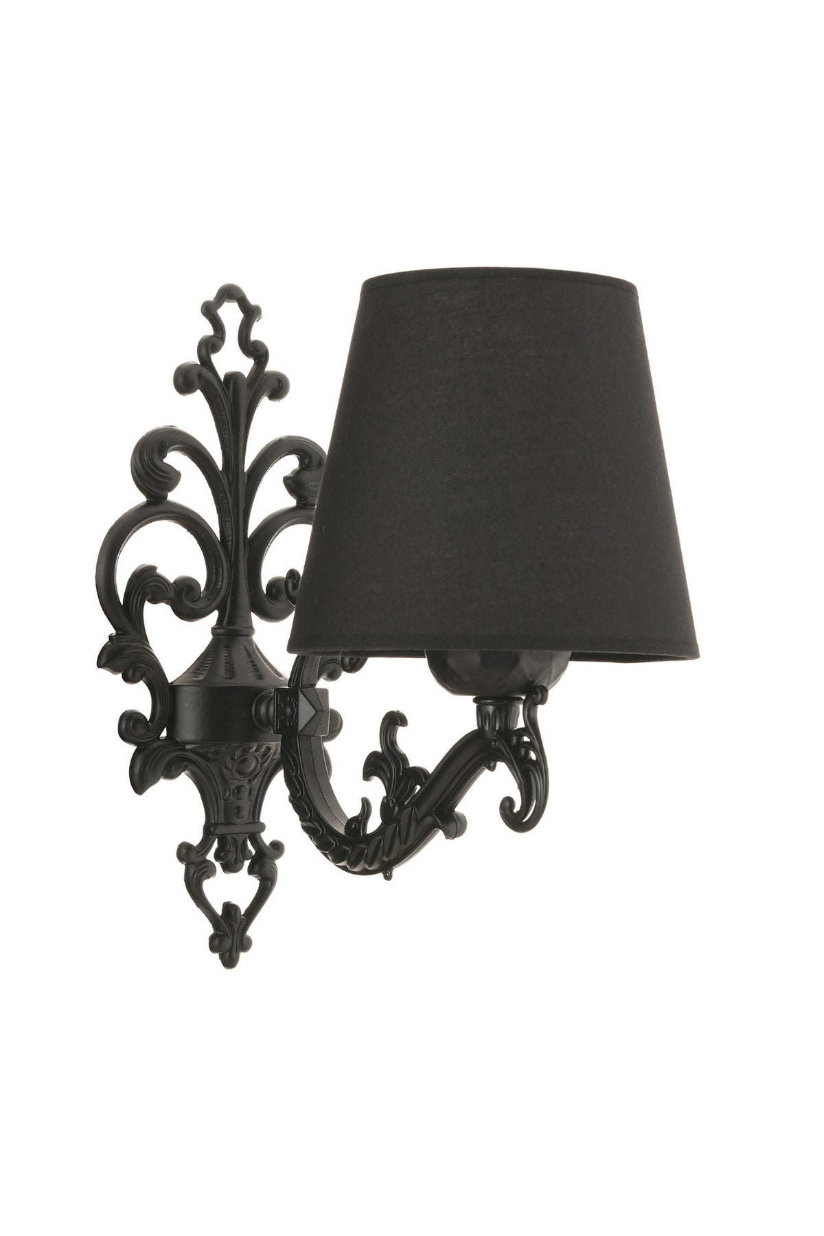 Zidna lampa Claire - crna