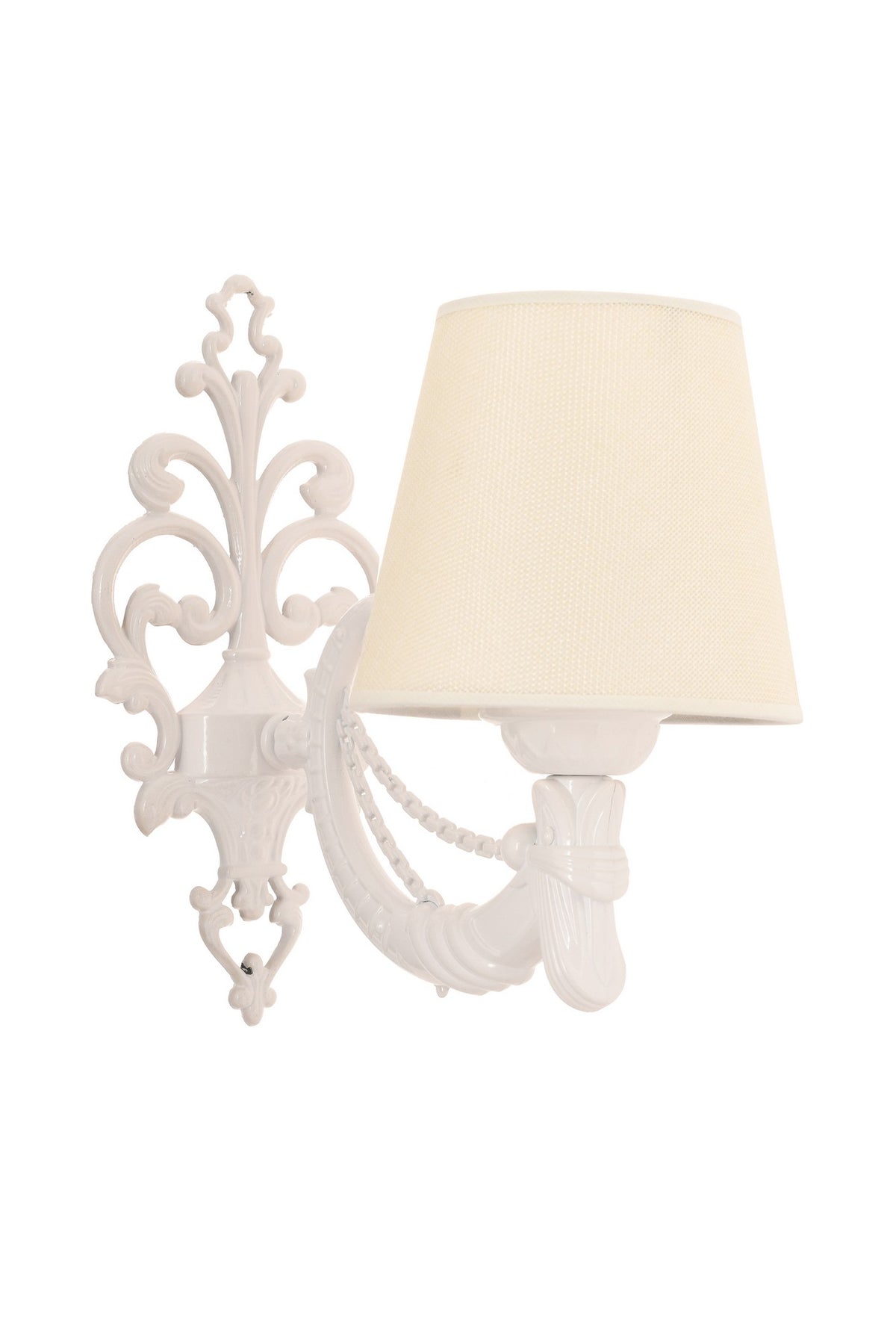 Zidna lampa Gloria - krem, bijela