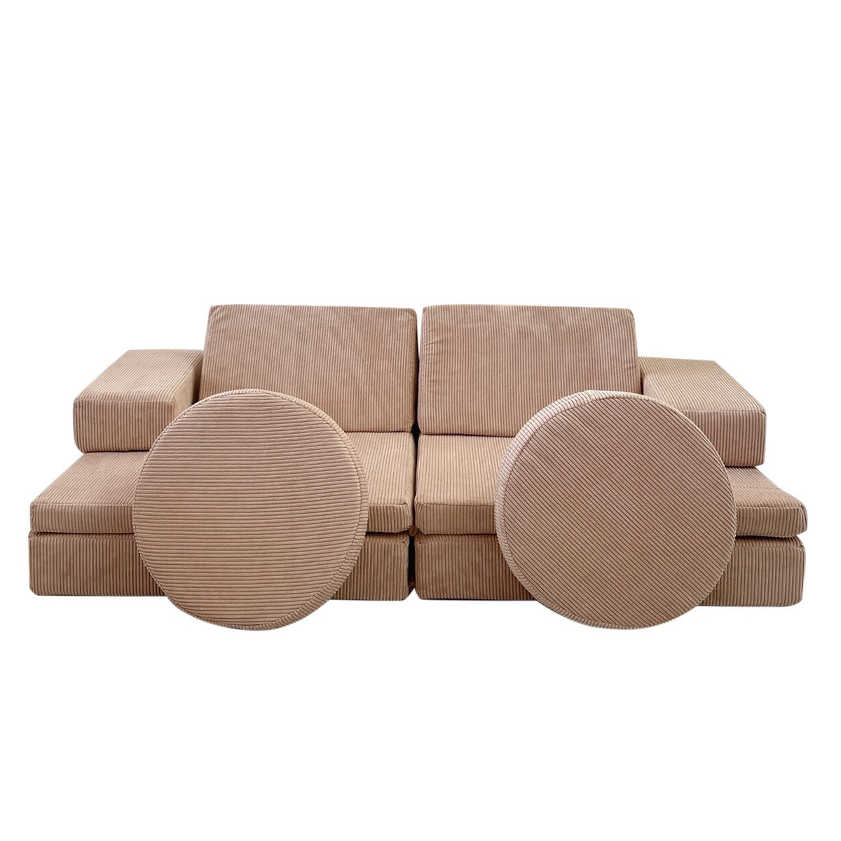 Dvosjed na razvlačenje Puzzle - ružičasta