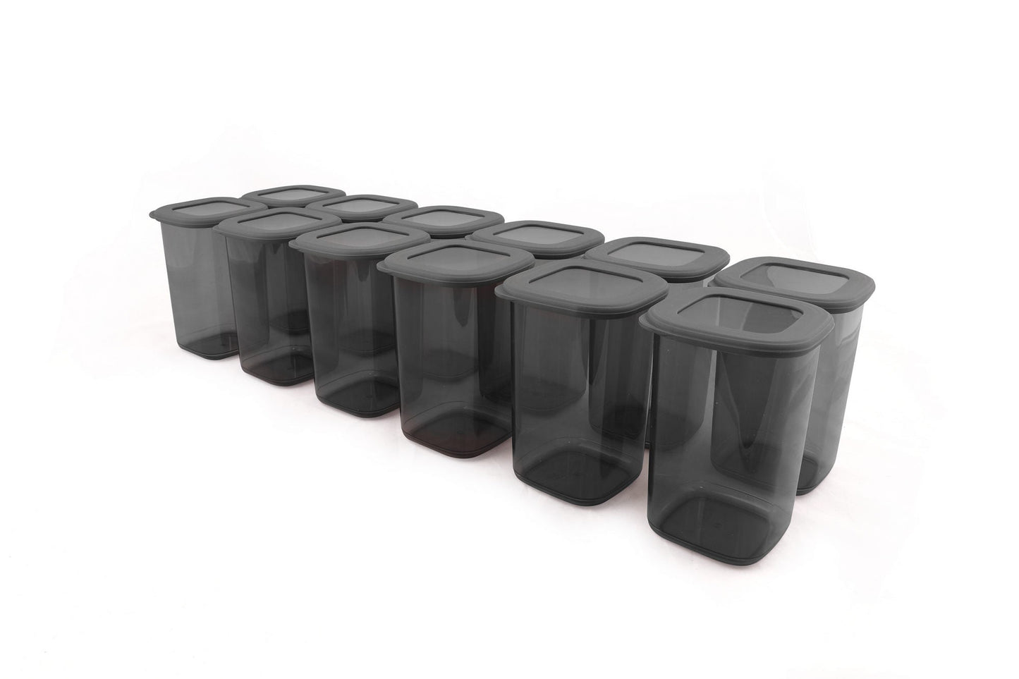 Set staklenki za začine (12 komada), Siva, BNM - 0711 - 12AD