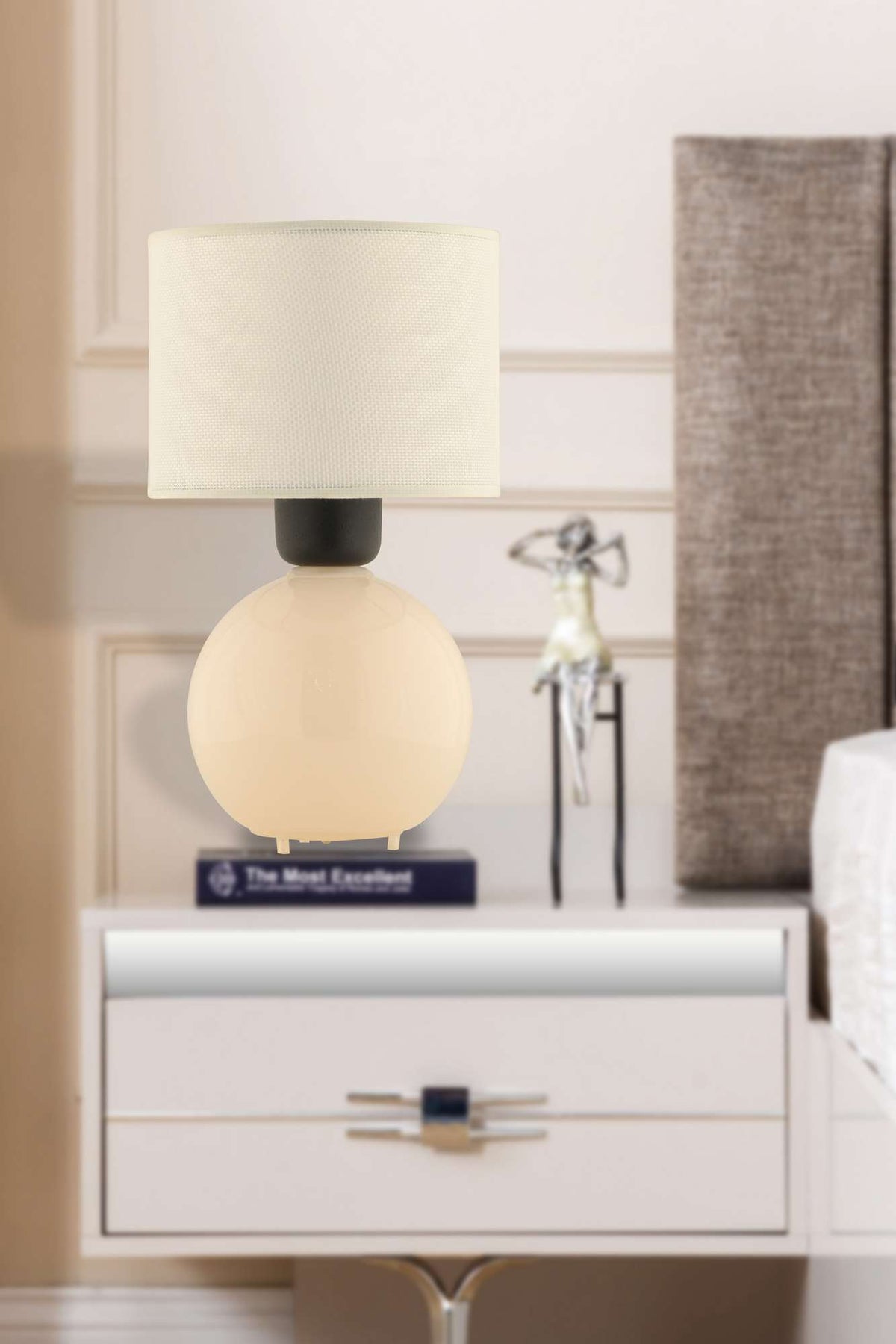 Stolna lampa 817, krem