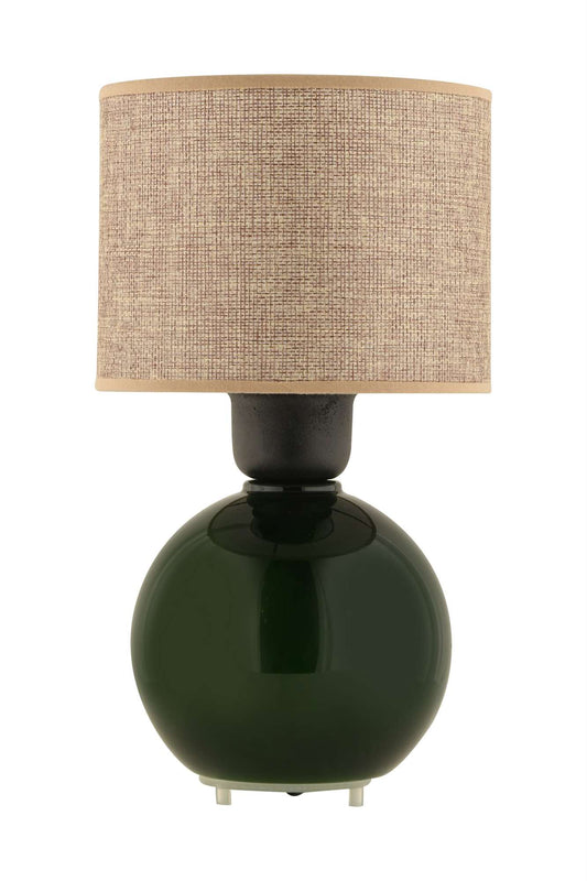 Stolna lampa 824, bež, zelena