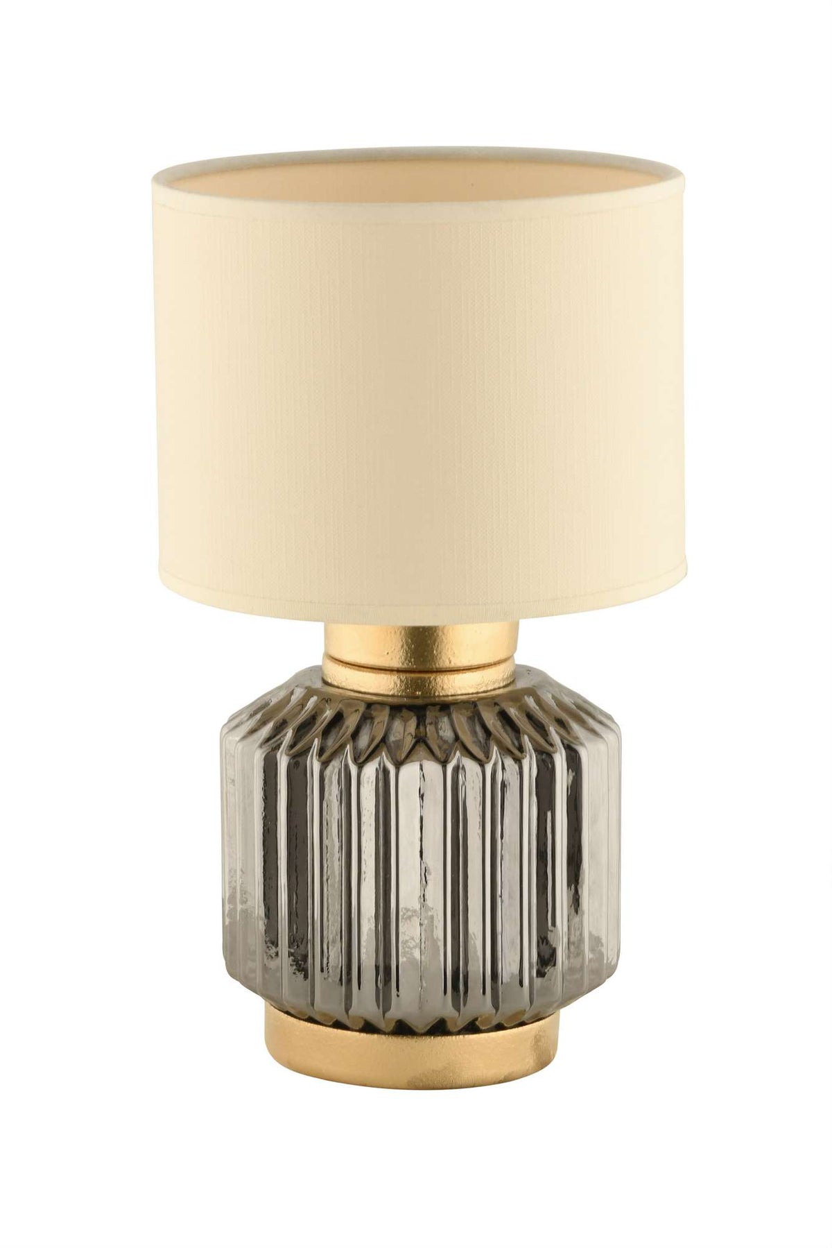 Stolna lampa 848, krem, siva