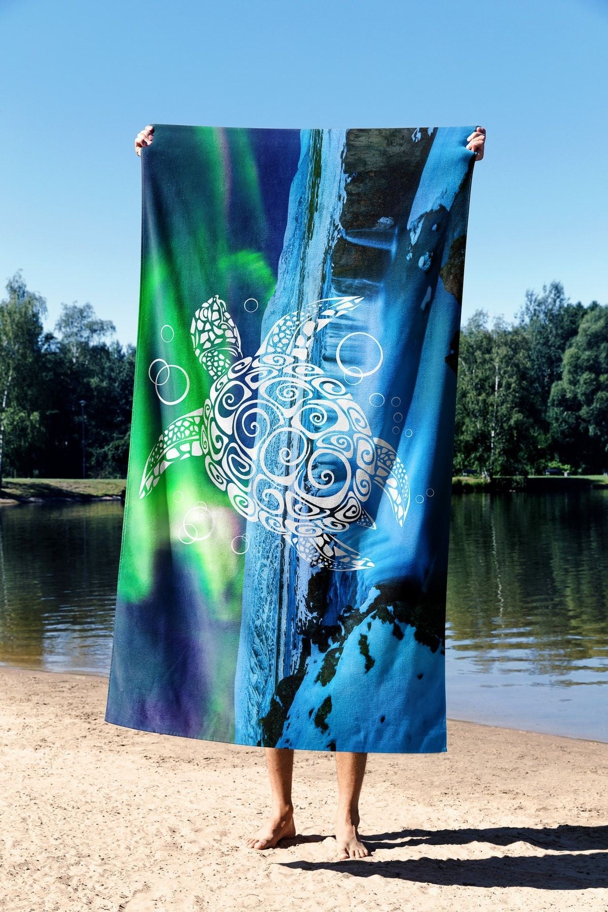 Ručnik za plažu Blue Turtle 70