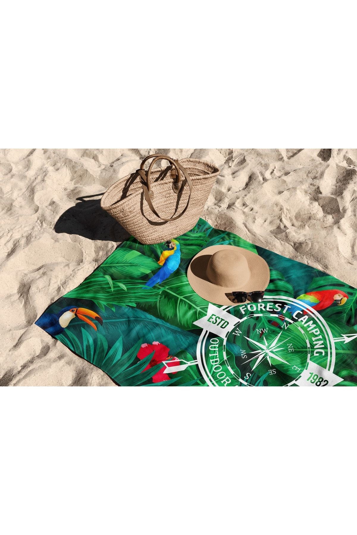 Ručnik za plažu Forest Camping 90
