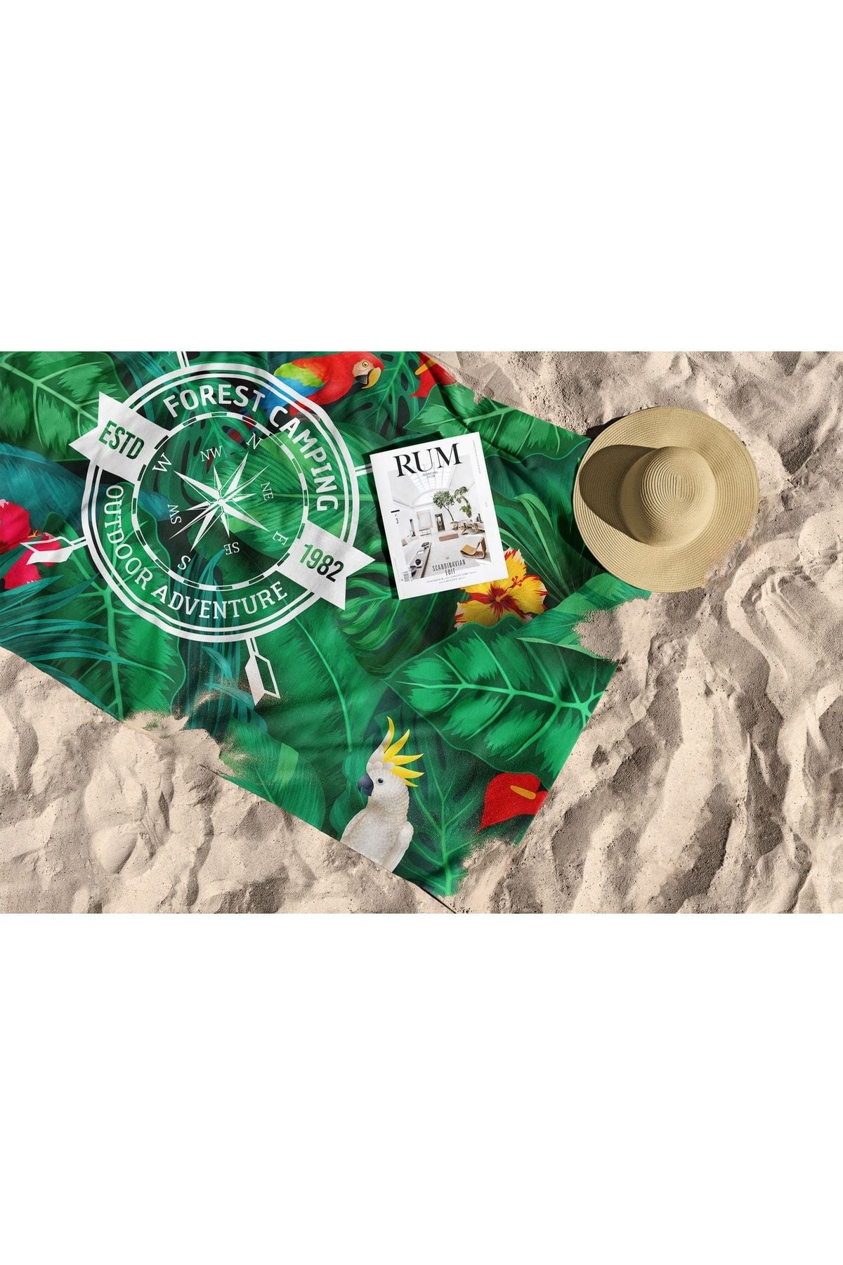 Ručnik za plažu Forest Camping 90