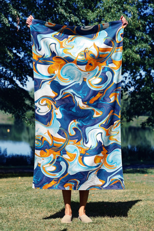 Ručnik za plažu Liquid Marble 90
