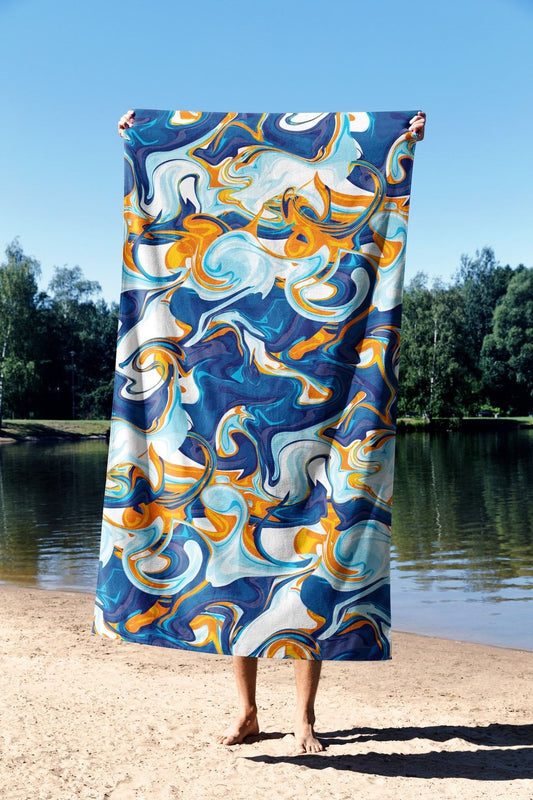 Ručnik za plažu Liquid Marble 90