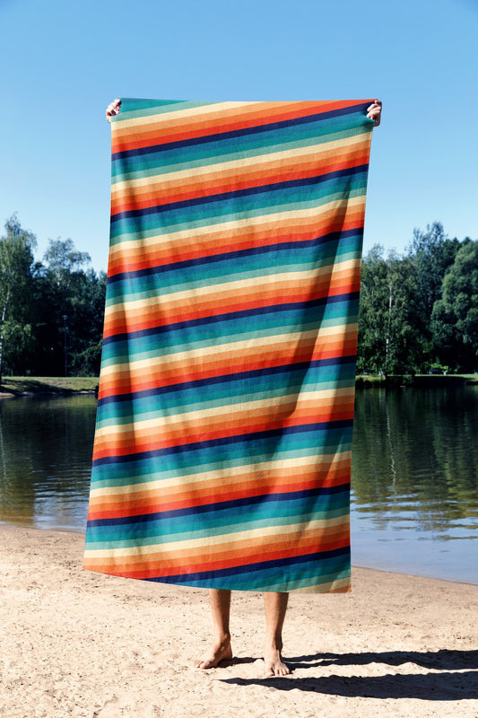 Ručnik za plažu Rainbow Lines 90
