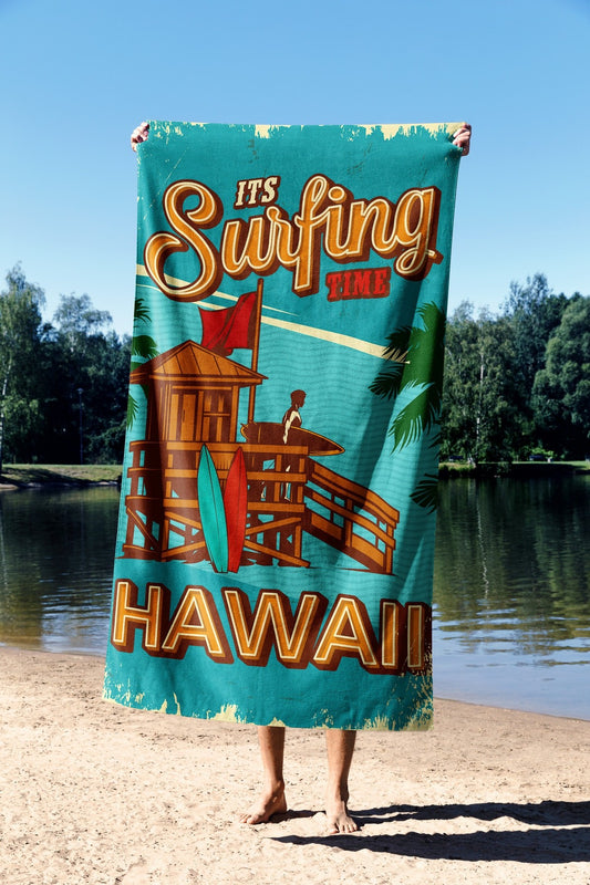 Ručnik za plažu Surfing Time Hawaii 90