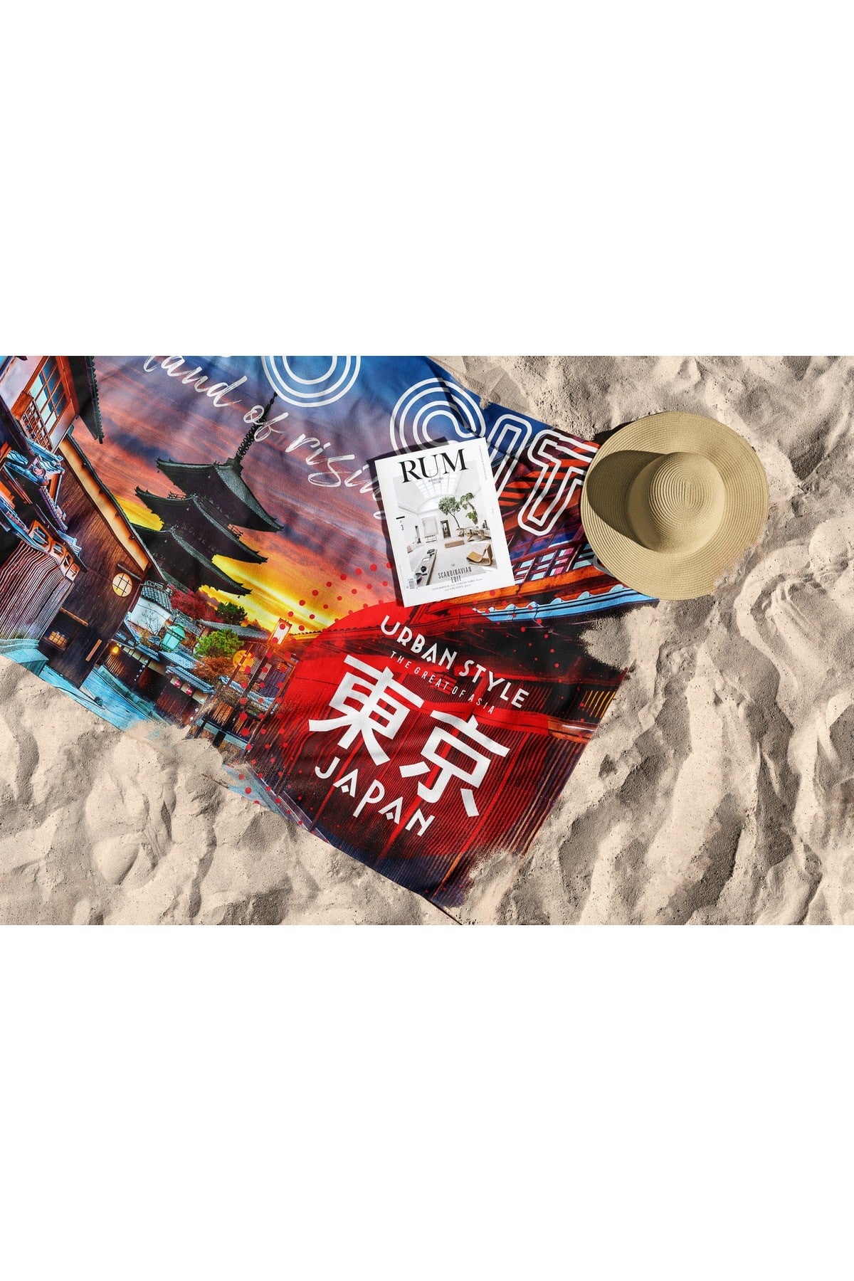 Ručnik za plažu Tokyo Rising Sun 90