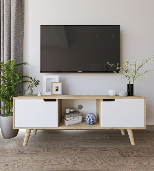 TV Ormarić 215, Safir Hrast, Bijela