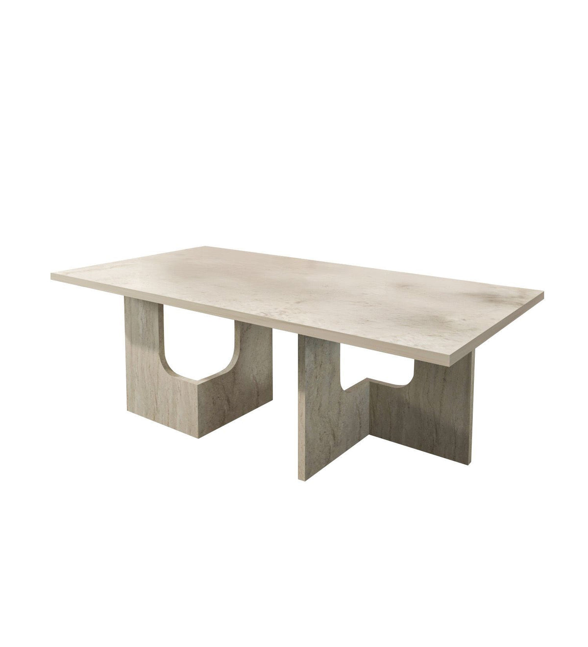 Klub stol 338, Travertin