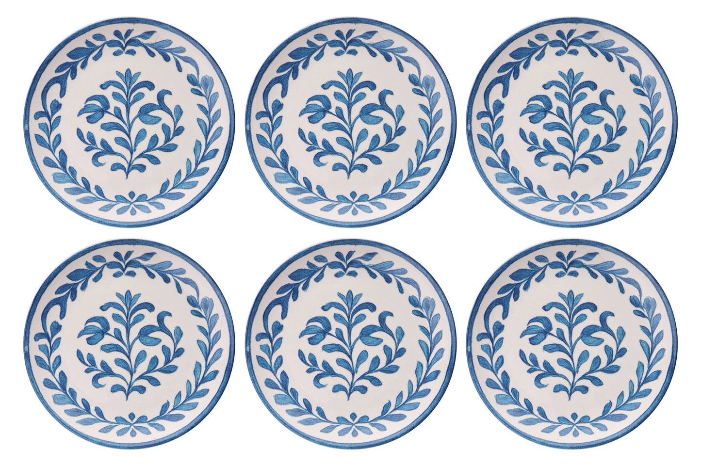 Set tanjura za serviranje (6 komada) 692, plava, bijela