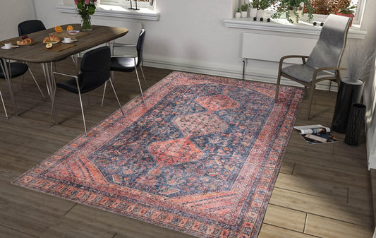 Tepih YASMIN, dimenzije: 140*190 cm, Blues Chenille - Red AL 366