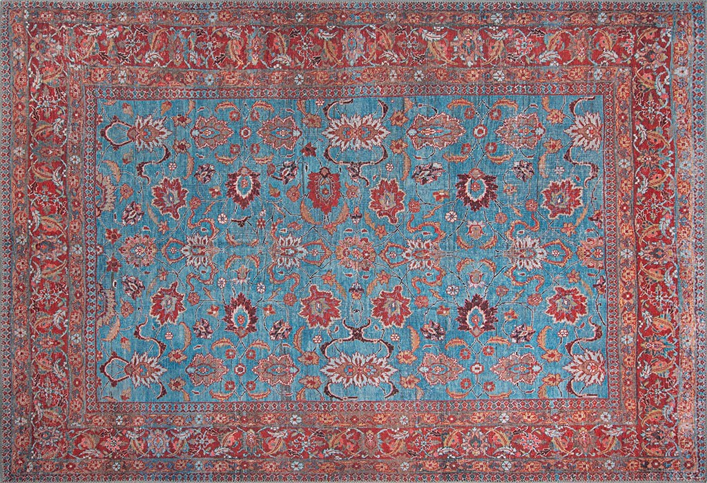 Tepih GIANNA, dimenzije: 140*190 cm, Blues Chenille - Claret Red AL 170
