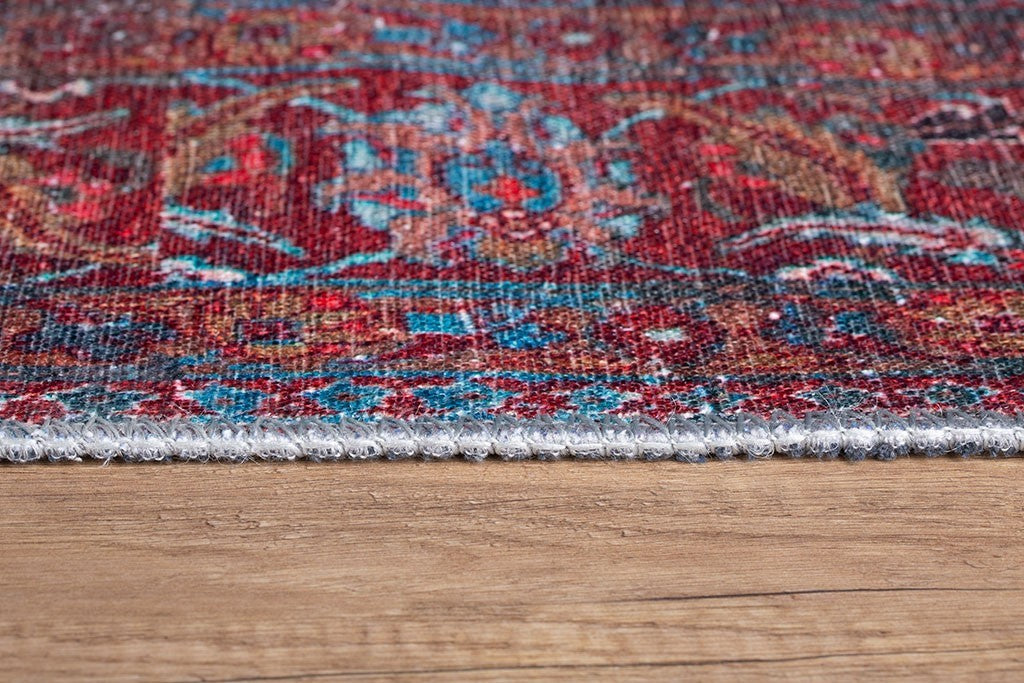 Tepih GIANNA, dimenzije: 140*190 cm, Blues Chenille - Claret Red AL 170