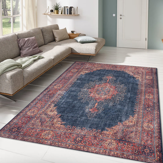 Tepih QUEEN, dimenzije: 75*150 cm, Blues Chenille - Dark Blue AL 26