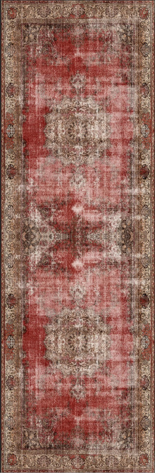 Tepih DELIA, dimenzije: 75*230 cm, Blues Chenille - Red AL 119