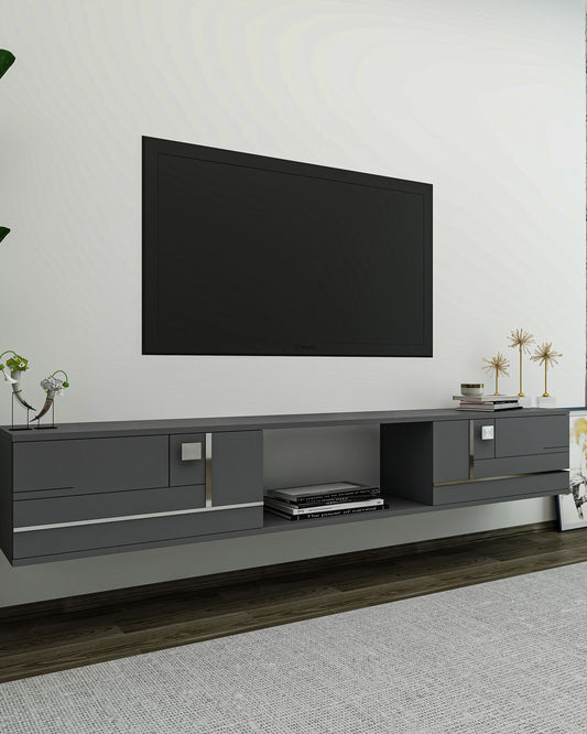 TV Ormarić 319, Antracit, Srebrna
