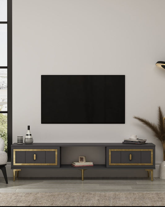 TV Ormarić 214, Antracit, Zlatna