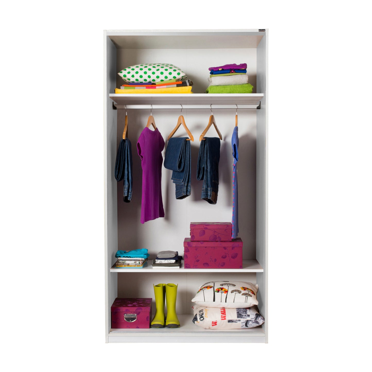 Garderoba, Bijela boja, SWD-402-BB-2