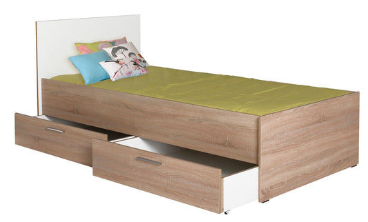 Krevet za jednu osobu, Sonomo Bijela boja, KRY-792-SD-2
