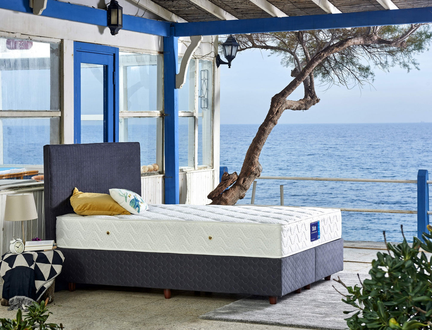 Madrac, Bijela boja, Blue 120x200 cm Single Size Luxury Firm Mattress