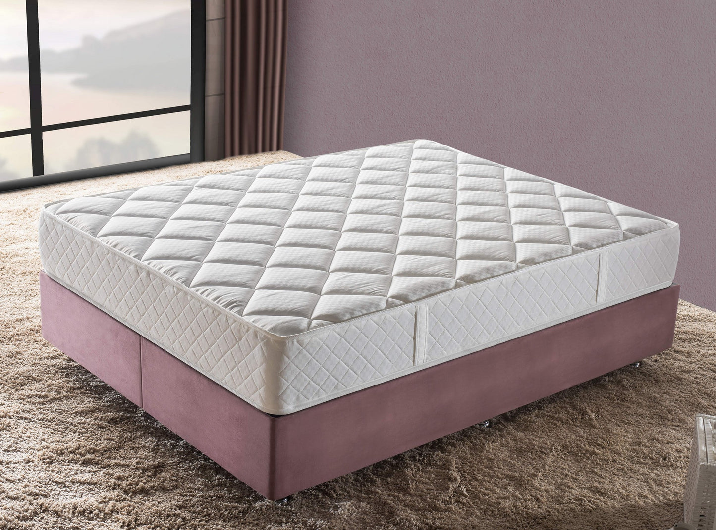 Madrac, Bijela boja, Daisy 120x200 cm Single Size Luxury Middle Mattress