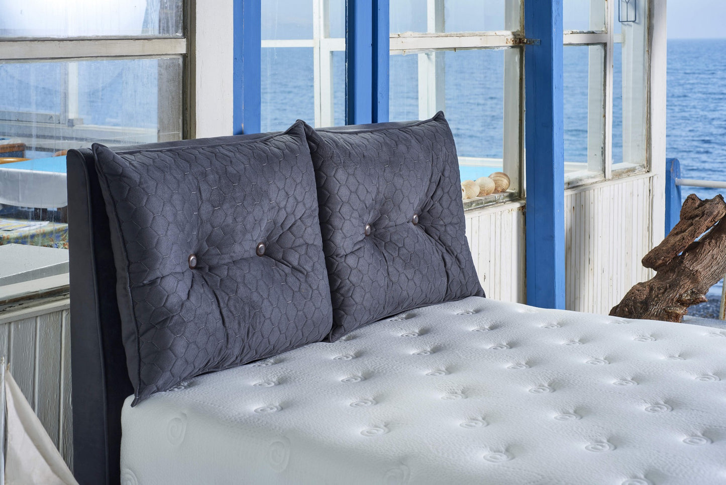 Madrac, Bijela boja, Visco Fusion 90x200 cm Single Size Memory Foam and Pocket Spring Luxury Soft Mattress