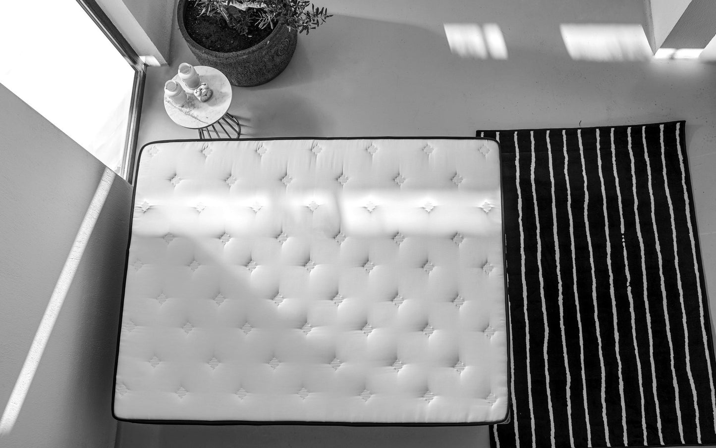 Madrac, Bijela boja Sivo, Greypedic 150x200 cm Double Size Ultra Firm Mattress