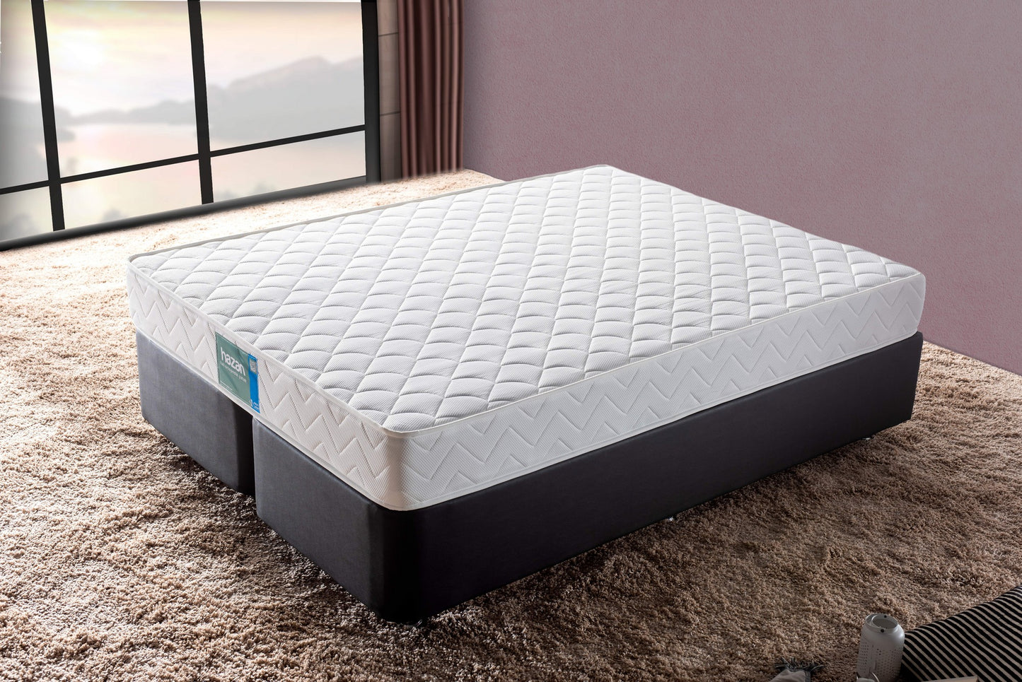 Madrac, Bijela boja, Hazan 200x200 cm Double Size Firm Mattress