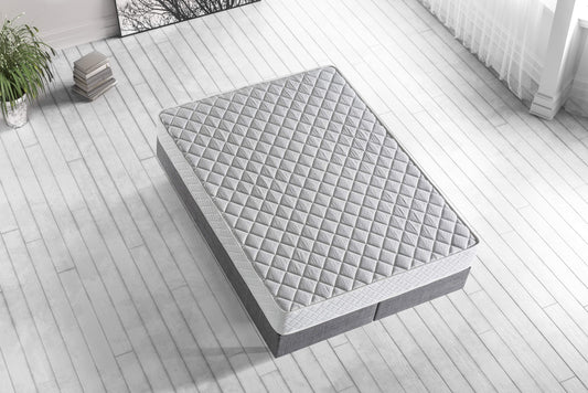 Madrac, Bijela boja, Hybrid 90x190 cm Single Size Soft and Firm Mattress