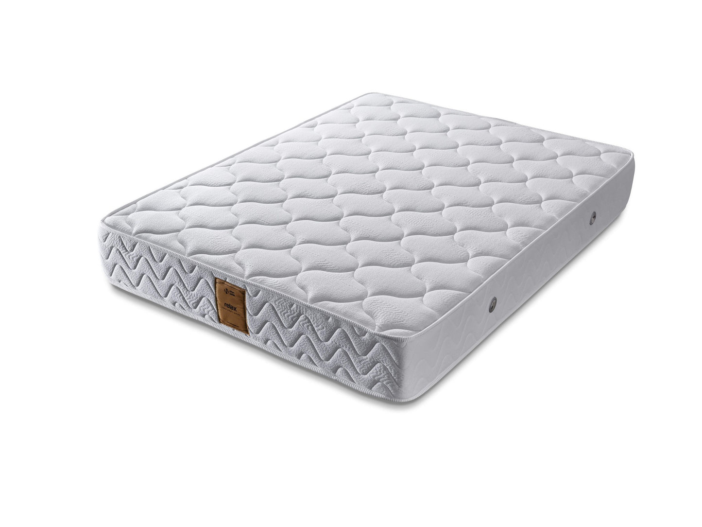 Madrac, Bijela boja, Relax 120x200 cm Single Size Luxury Middle Firm Mattress