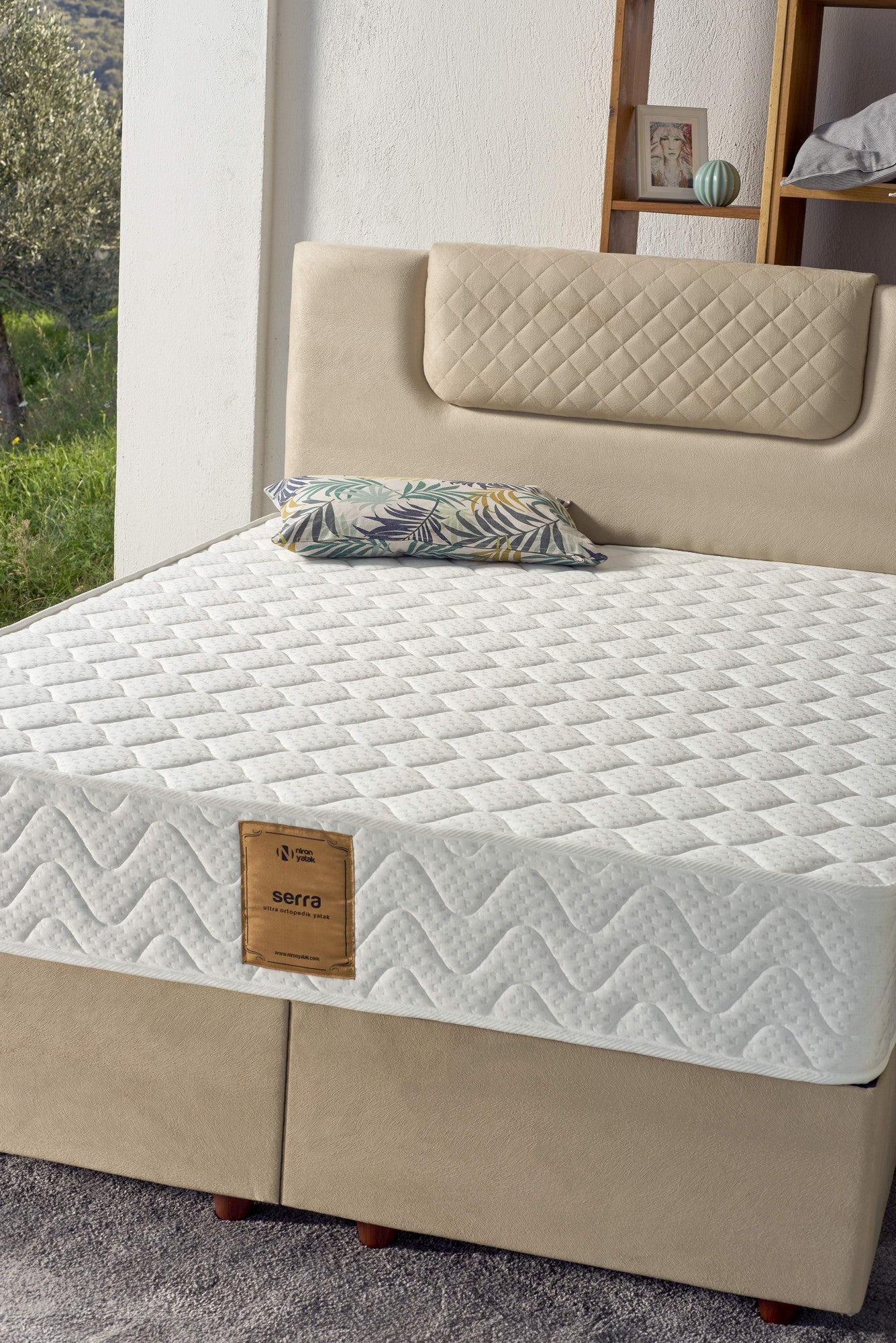 Madrac, Bijela boja, Serra 140x190 cm Double Size Ultra Firm Mattress