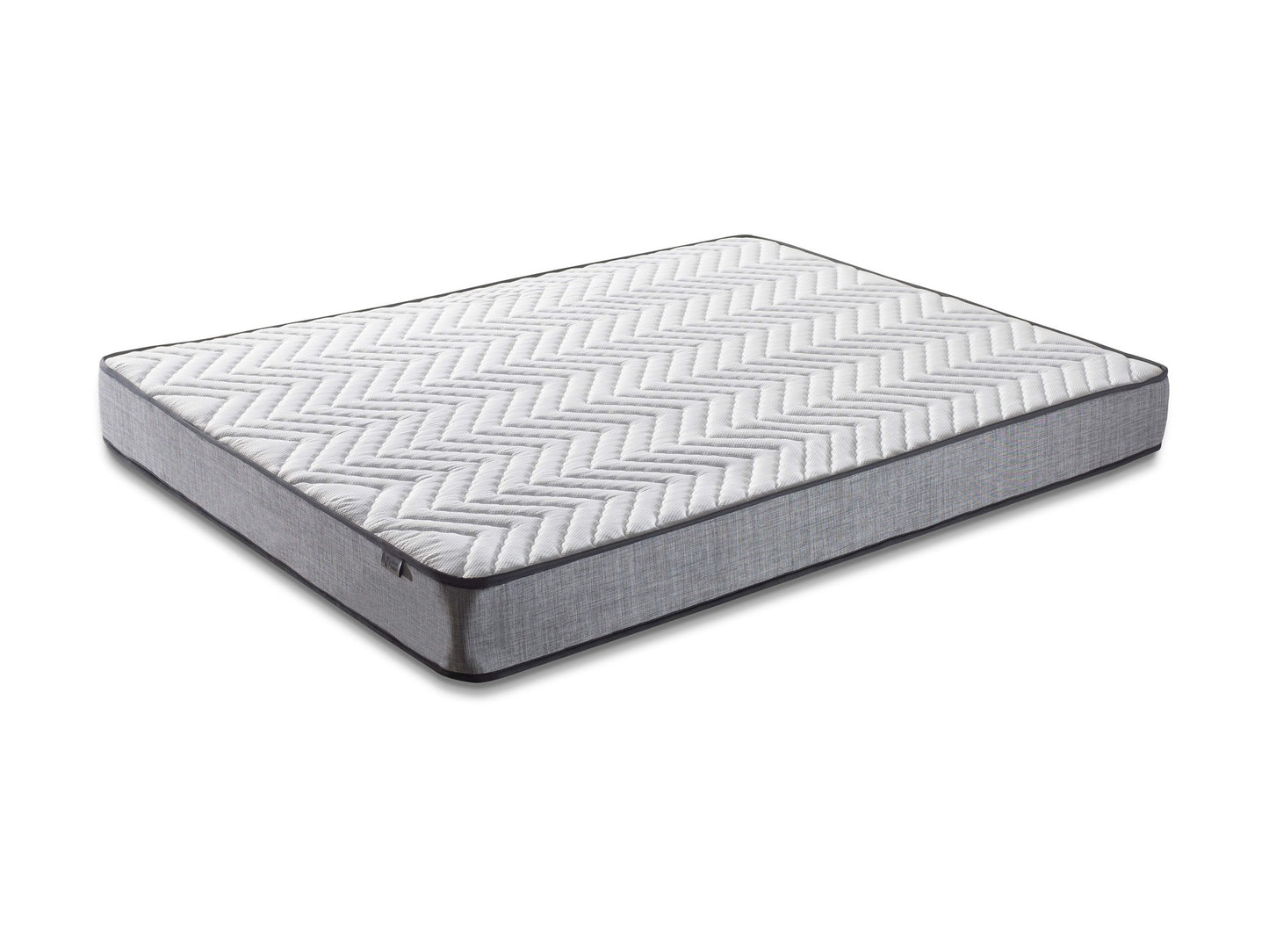 Madrac, Bijela boja Sivo, Silver 140x200 cm Double Size Firm Mattress